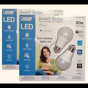Feit Electric 60W Smart Wi-Fi LED Color Changing 4